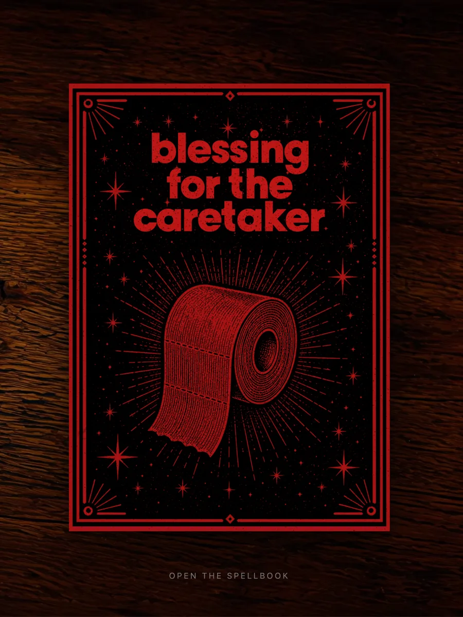Blessing for the Caretaker — digital spellbook cover