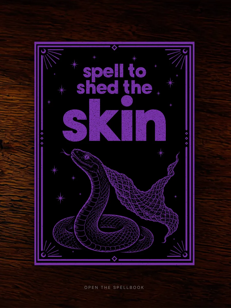 Spell to Shed the Skin — digital spellbook cover