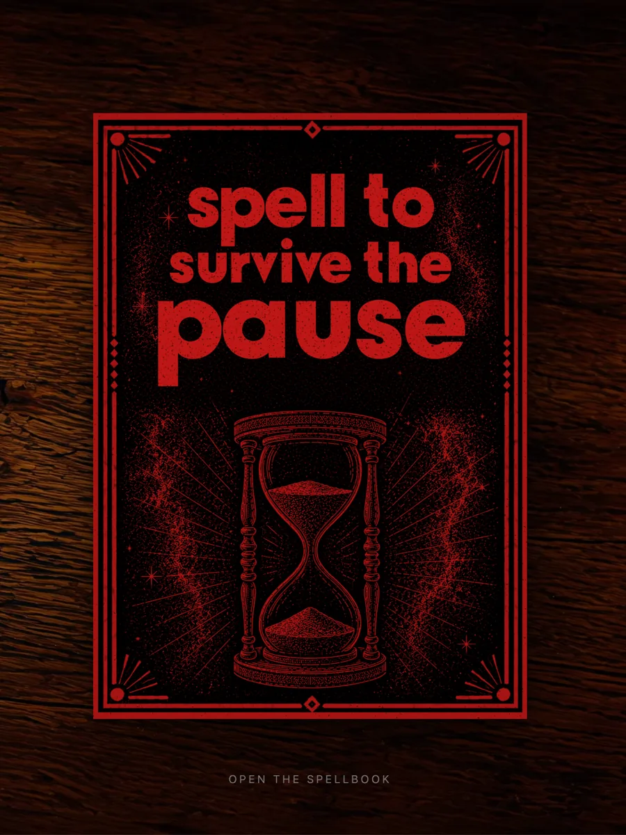 Spell to Survive the Pause — digital spellbook cover