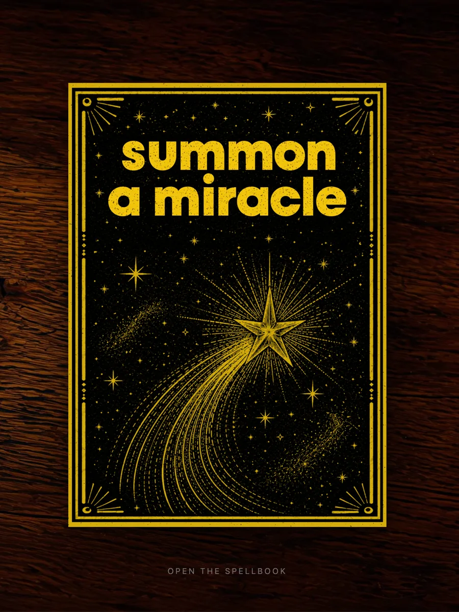 Summon a Miracle — digital spellbook cover