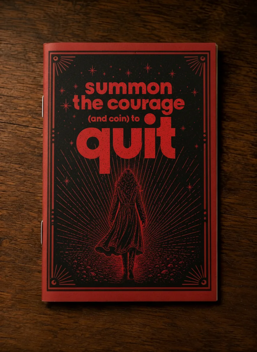 Summon the Courage (and Coin) to Quit